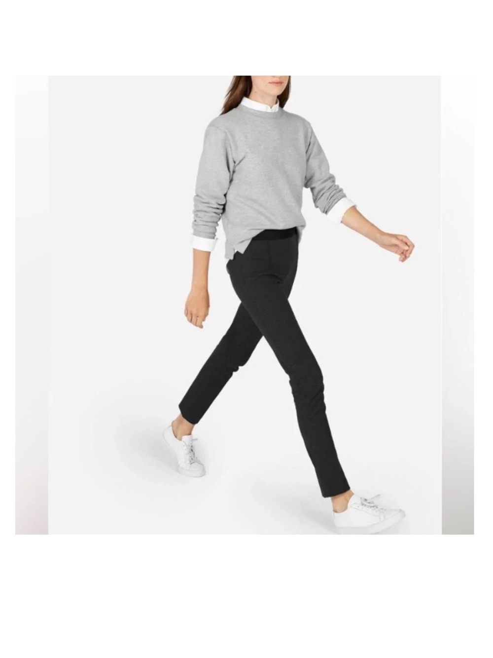 Stretch Ponte Skinny Pant - Charcoal
SIZE 0